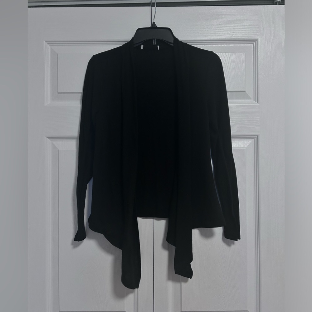 Black cardigan